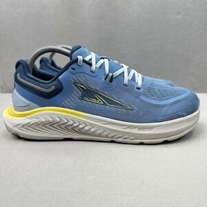 Womens Size 9.5 Altra Paradigm 7 Shoes Blue / Yellow Athletic Running Zero Drop